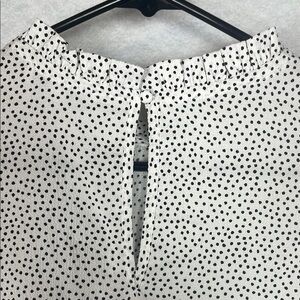 Maison D’Amelie Gray Smocked Puff Sleeve Blouse feminine balletcore